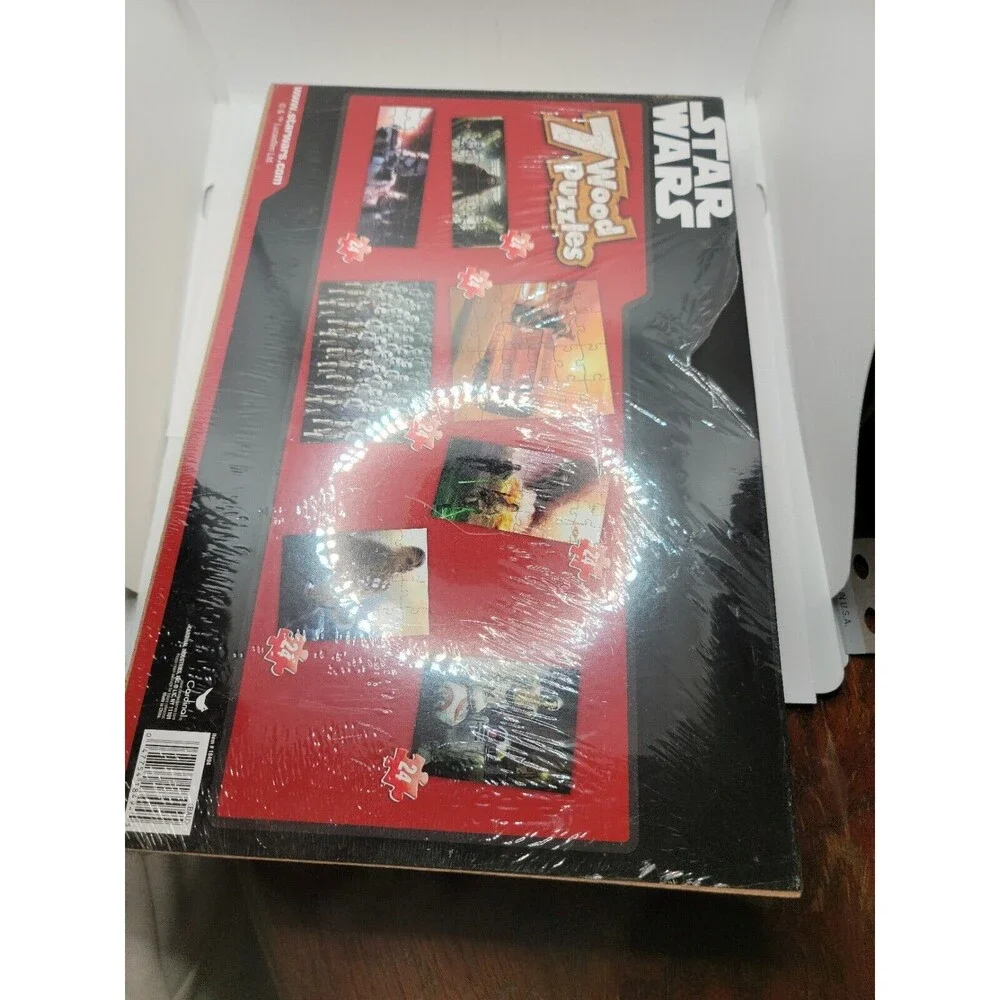 Disney Star Wars Cardinal Seven Different Wood Jigsaw Puzzles - New Sealed -